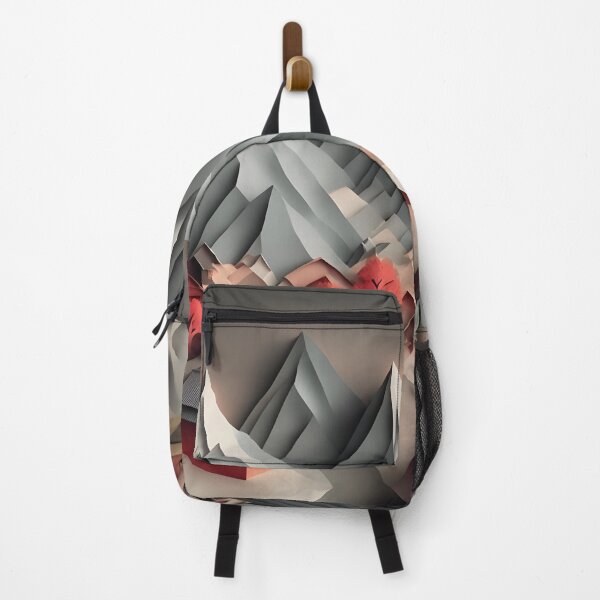 Item preview, Mountain Village Grey in Paper art style designed and sold by FormFinder.