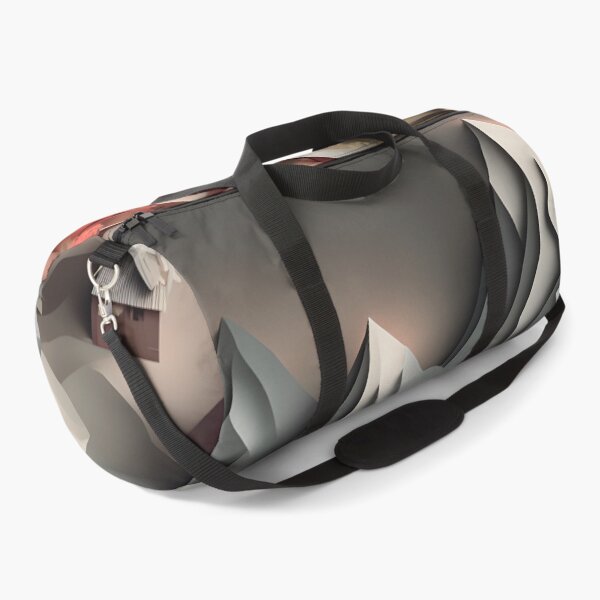 Item preview, Mountain Village Grey in Paper art style designed and sold by FormFinder.