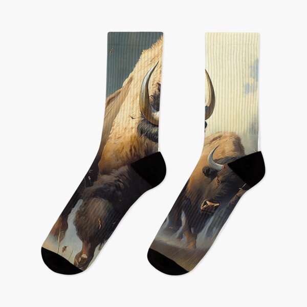 Item preview, Quiet herd of buffalos in the meadow designed and sold by artyficial-.