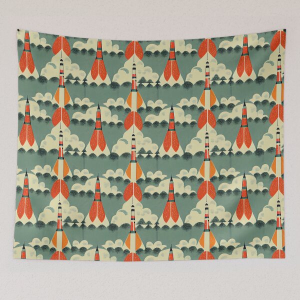 Item preview, Rocket Launch!! Pattern designed and sold by Alex Seiti Hamada.