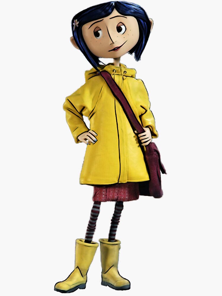 Coraline Sticker for Sale by tabithahope07 Redbubble