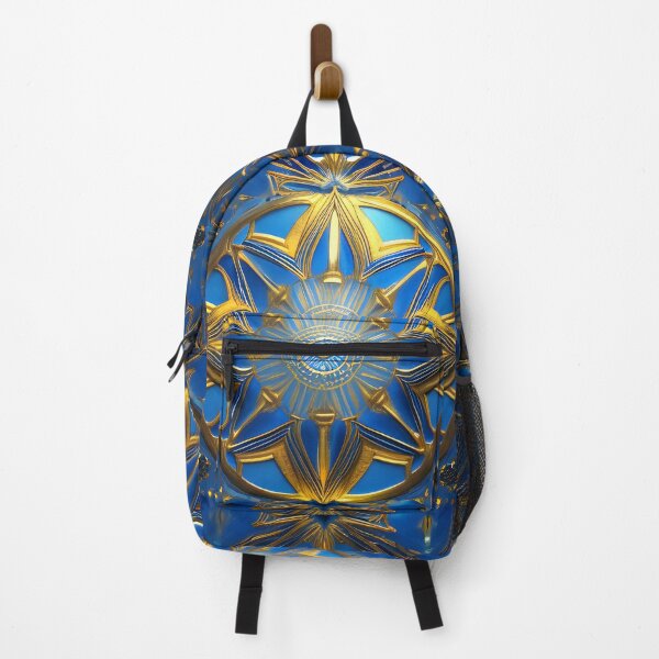 Item preview, Blue golden mandala designed and sold by Illium21.