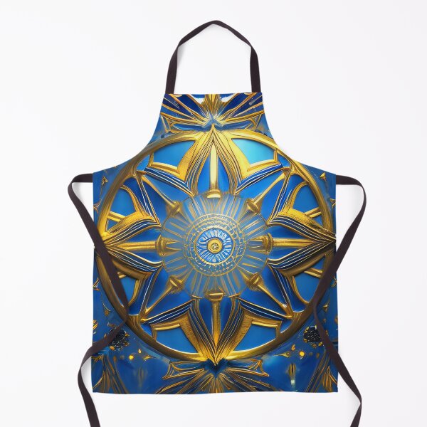 Item preview, Blue golden mandala designed and sold by Illium21.