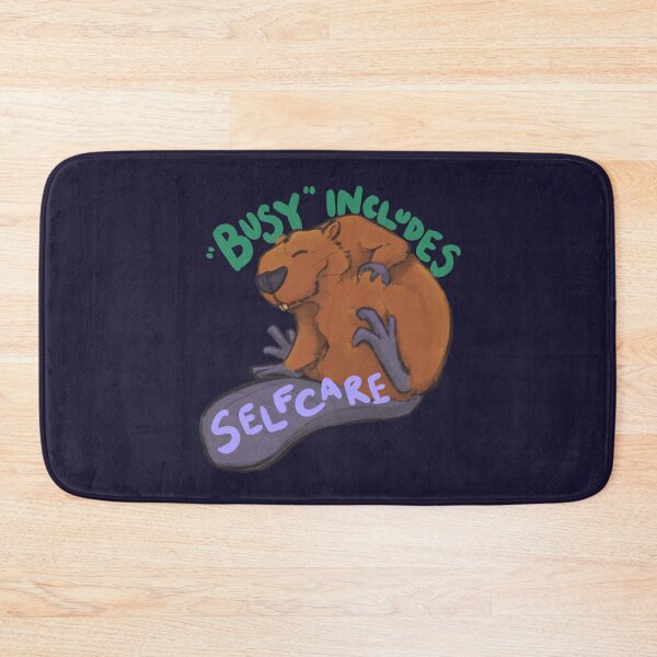 Item preview, Busy Includes Selfcare Beaver designed and sold by Casey Wilkinson.
