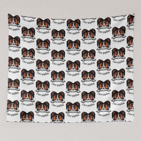 Item preview, papillon dog designed and sold by AyOuBNSB.