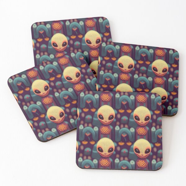 Item preview, A friendly alien pattern designed and sold by Alex Seiti Hamada.