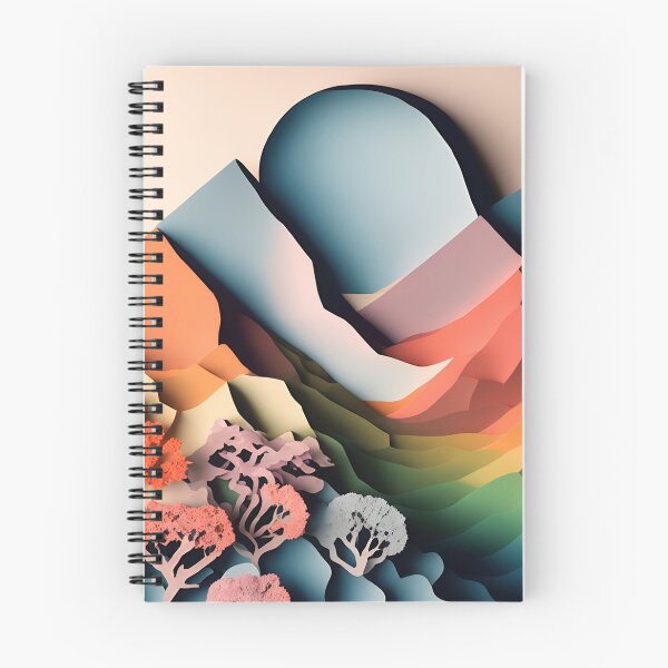 Item preview, Mountain Colors in Paper art style designed and sold by FormFinder.