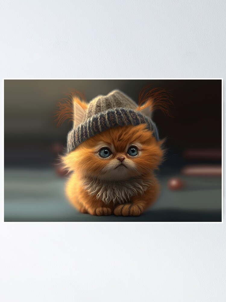 Cute Angry Kitten Poster for Sale by AdamPolak