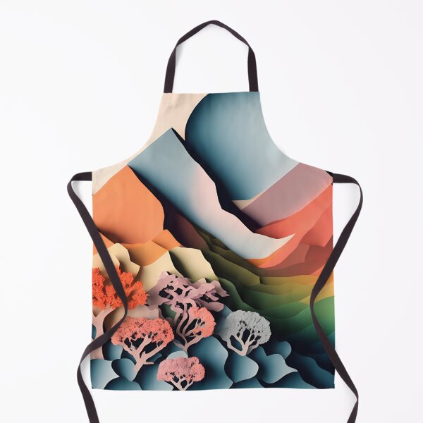 Item preview, Mountain Colors in Paper art style designed and sold by FormFinder.