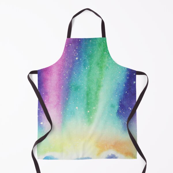 Item preview, Colorful Aurora Borealis - Watercolor designed and sold by The Iconic Minimalist.