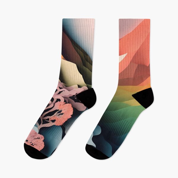 Item preview, Mountain Colors in Paper art style designed and sold by FormFinder.