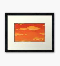 Sunset Sky Framed Print