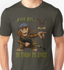 Rock Ape = Evil Monkey Unisex T-Shirt