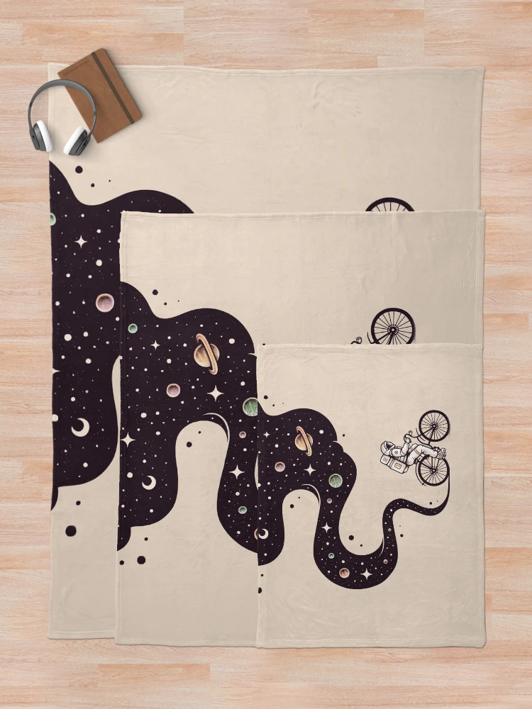 Thumbnail 5 of 6, Throw Blanket, Interstellar Ride designed and sold by buko.