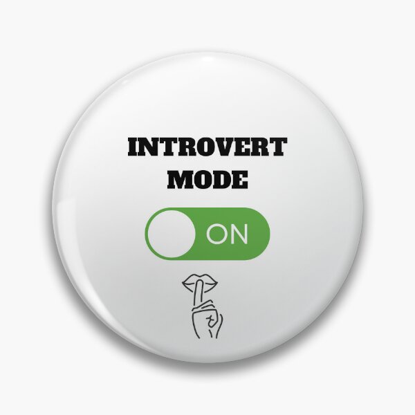 Item preview, Funny ‘Introvert Mode On’ Gifts For Shy, Introverts, Proud Geeks and Nerdy People  designed and sold by haRexia.