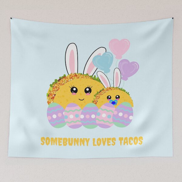 Item preview, Somebunny loves tacos - Cute Baby boy and Mom Easter tacos designed and sold by CuddlyPeas.