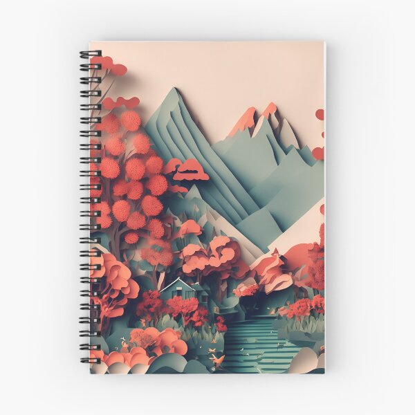 Item preview, Mountain Village Secret in Paper art style designed and sold by FormFinder.