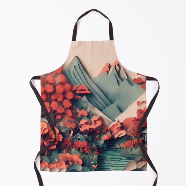 Item preview, Mountain Village Secret in Paper art style designed and sold by FormFinder.
