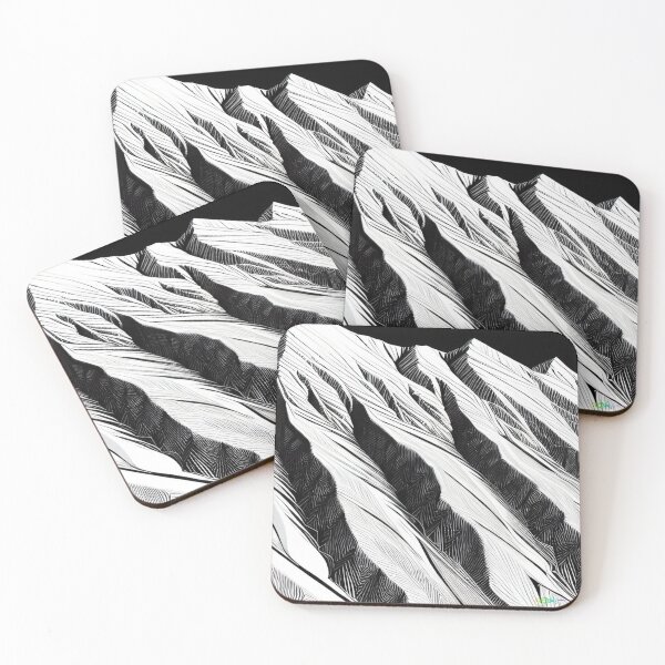 Item preview, Trippy Abstract Mountain Vibes 9 designed and sold by Benito Del Ray.