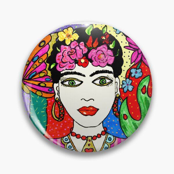 Item preview, Frida con mariposas designed and sold by FunkyAdicom.