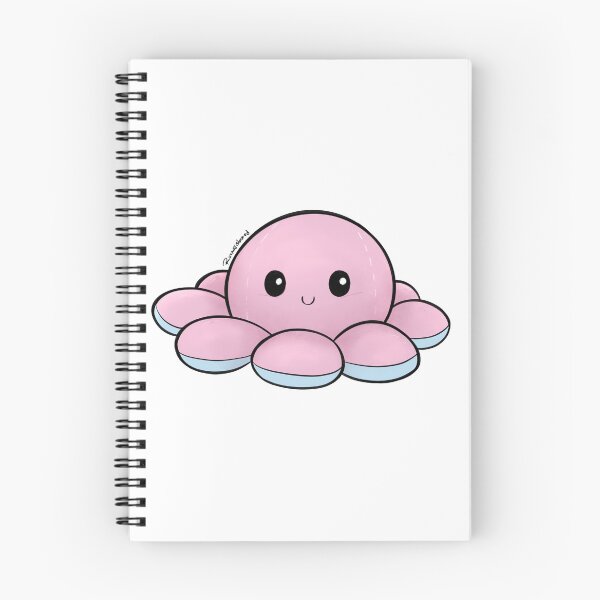 Item preview, Cute Reversible Octopus Happy Plushie designed and sold by roxaneisbored.