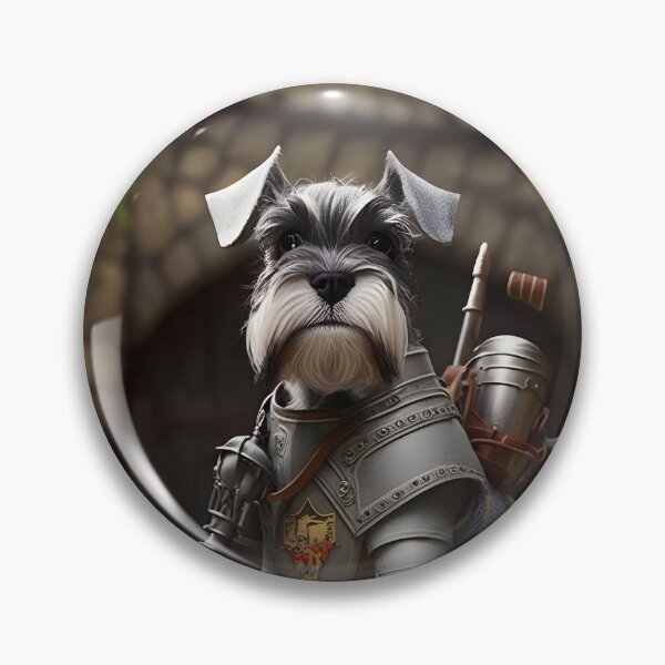 Item preview, Miniature Schnauzer Medieval Warrior designed and sold by SFCreative.