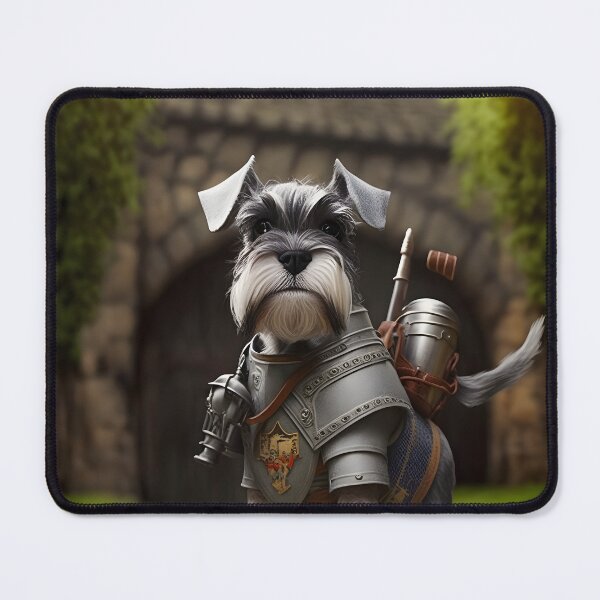 Item preview, Miniature Schnauzer Medieval Warrior designed and sold by SFCreative.