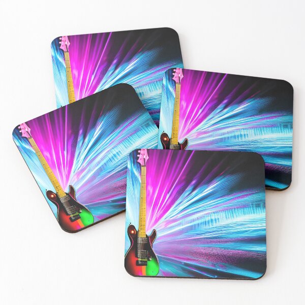 Item preview, Guitar Color Explosion designed and sold by GeekGasmMerch.