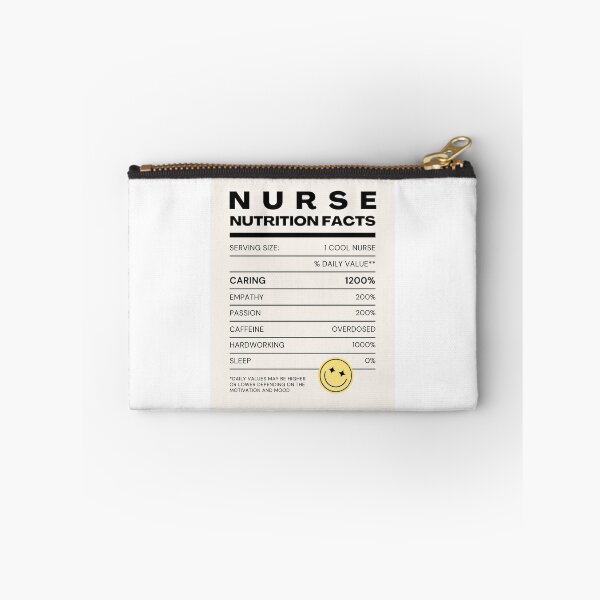 Item preview, NURSE Nutrition Facts Label - Funny Read with Smiley Face designed and sold by GotPink.