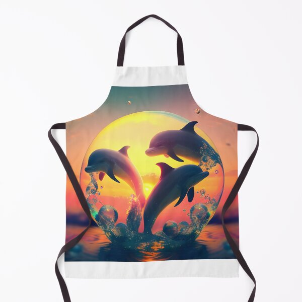 Item preview, colorful dolphins designed and sold by DEMONIZATOR.