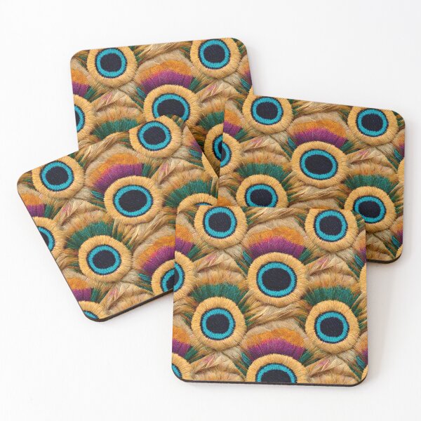 Item preview, The Psychedelic Peacock Feathers #2 designed and sold by Bring Back Culture.