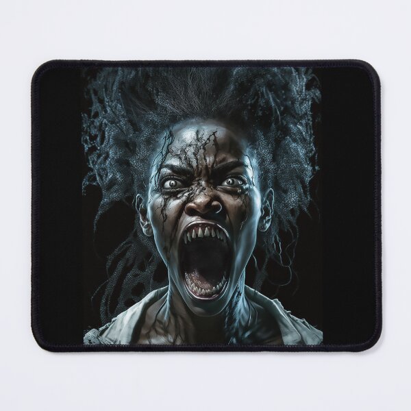 Item preview, Screaming Female Zombie designed and sold by LateNightInn.
