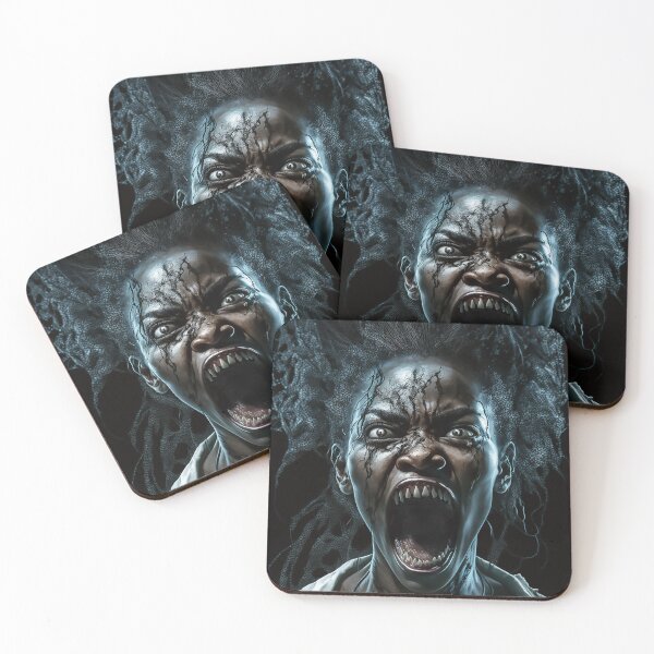 Item preview, Screaming Female Zombie designed and sold by LateNightInn.
