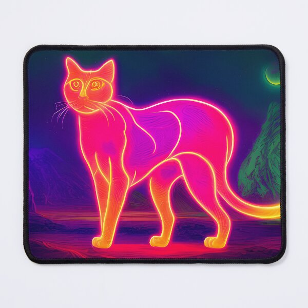Item preview, Neon Glow Cat designed and sold by toyjesus.