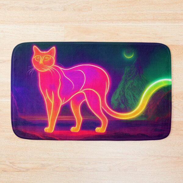 Item preview, Neon Glow Cat designed and sold by toyjesus.