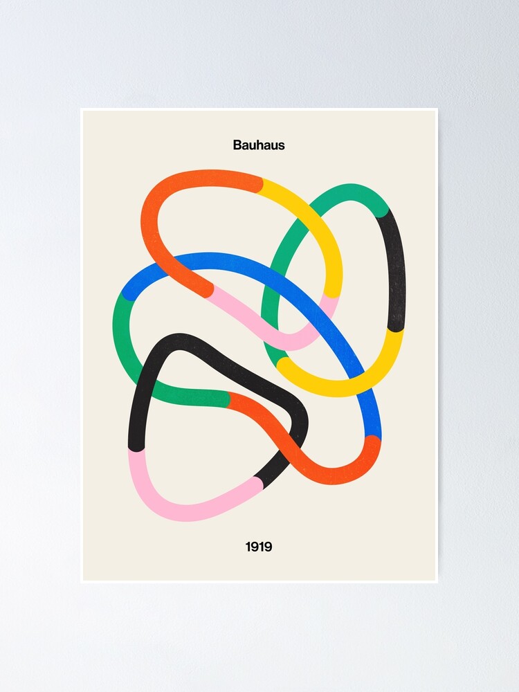 Synchrony: Bauhaus 1919 Exhibition 01 | Poster