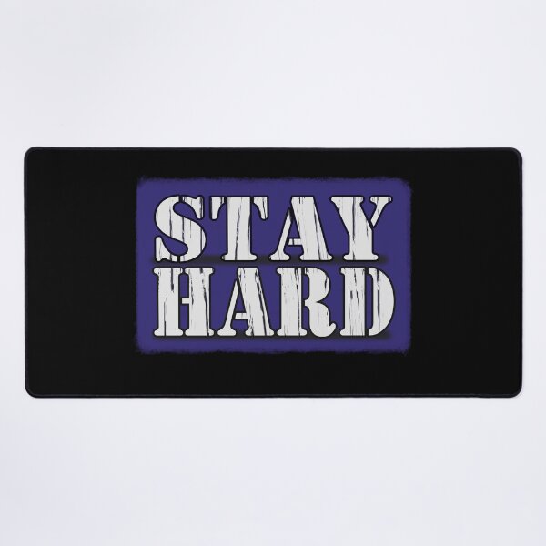 Item preview, Stay Hard. Blue, black, white - fitness, motivational designed and sold by Honest-Quotes.