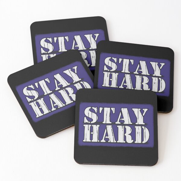 Item preview, Stay Hard. Blue, black, white - fitness, motivational designed and sold by Honest-Quotes.