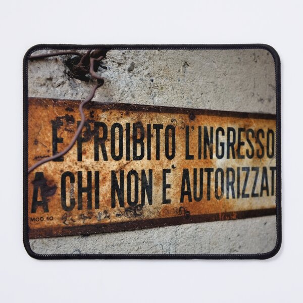 Item preview, Forbidden Access Italian Sign designed and sold by Valentino Visentini.