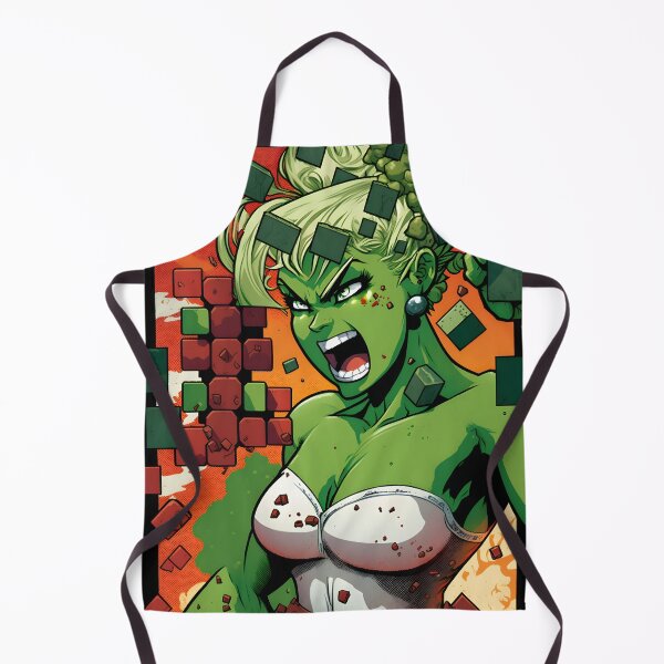 Item preview, "Broccolina" - a fierce and powerful broccoli woman! designed and sold by V-A-H.