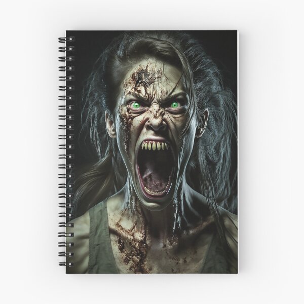 Item preview, Zombie Female Screaming 2 designed and sold by LateNightInn.
