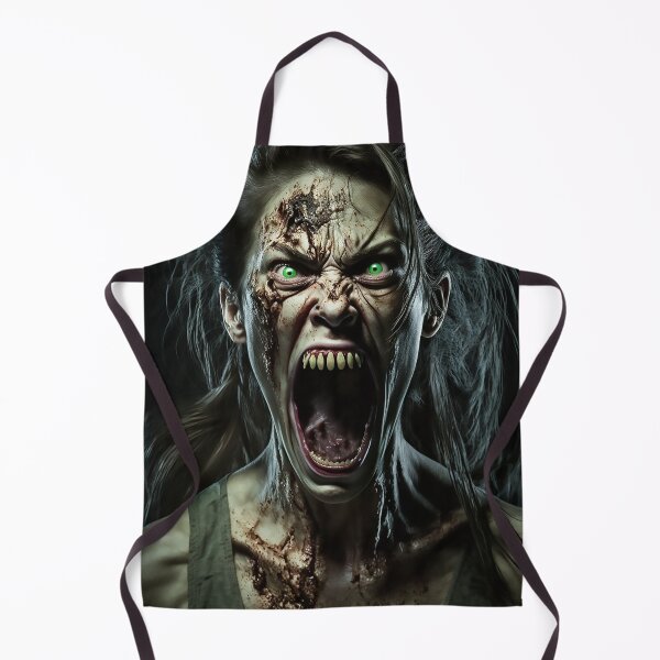 Item preview, Zombie Female Screaming 2 designed and sold by LateNightInn.