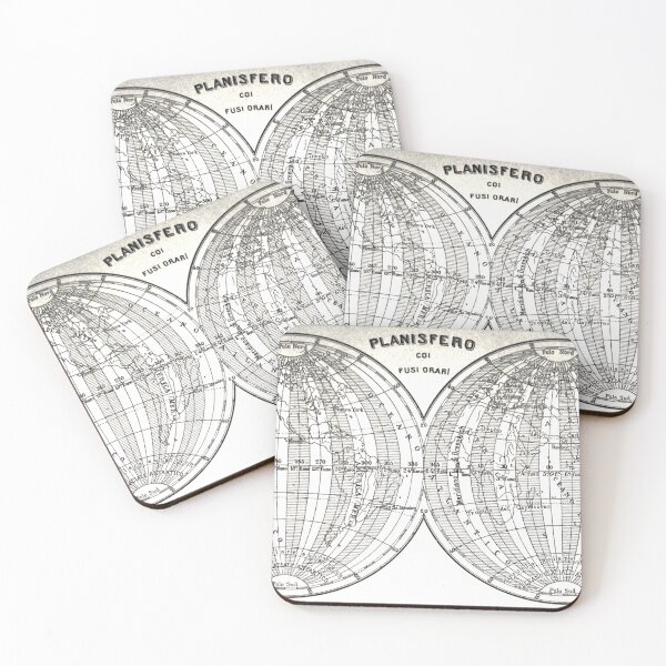 Item preview, Planisphere with time zones 1896 designed and sold by Francespoppy.