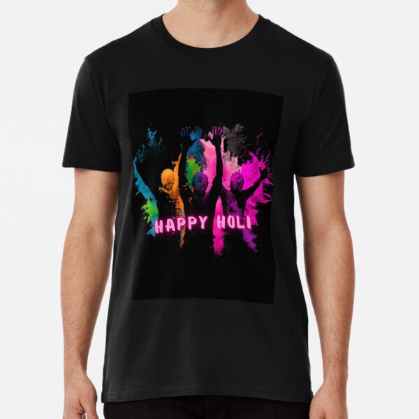Holi special t shirt online on sale