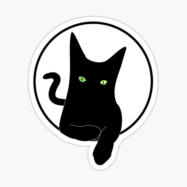 Item preview, Black Cat Pet Bowl designed and sold by Stickers  Designer.
