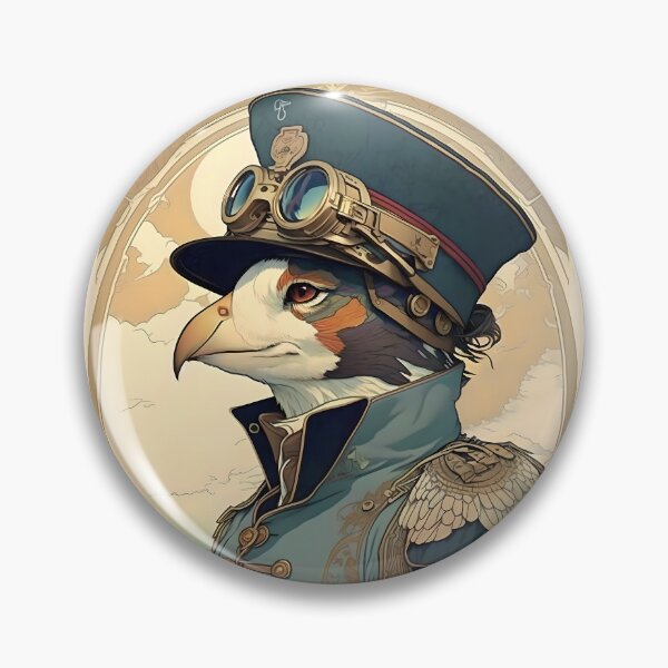 Item preview, Anthropomorphic Victorian Puffin Pilot designed and sold by entwithanaxe.