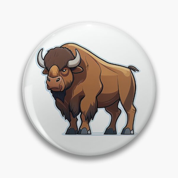 Item preview, Standing large buffalo designed and sold by Neonmountain.