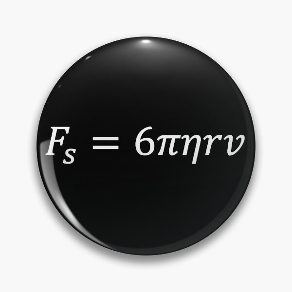 Item preview, stokes law of the drag force, fluid dynamics and physics designed and sold by NoetherSym.