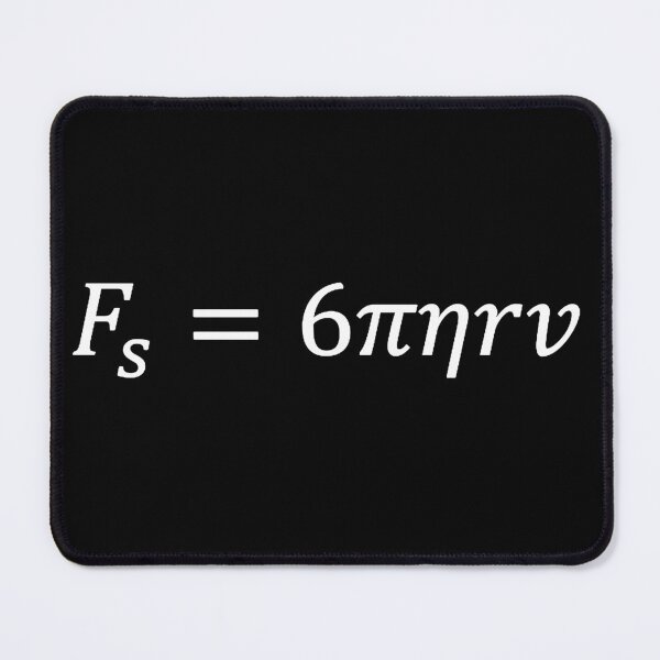 Item preview, stokes law of the drag force, fluid dynamics and physics designed and sold by NoetherSym.