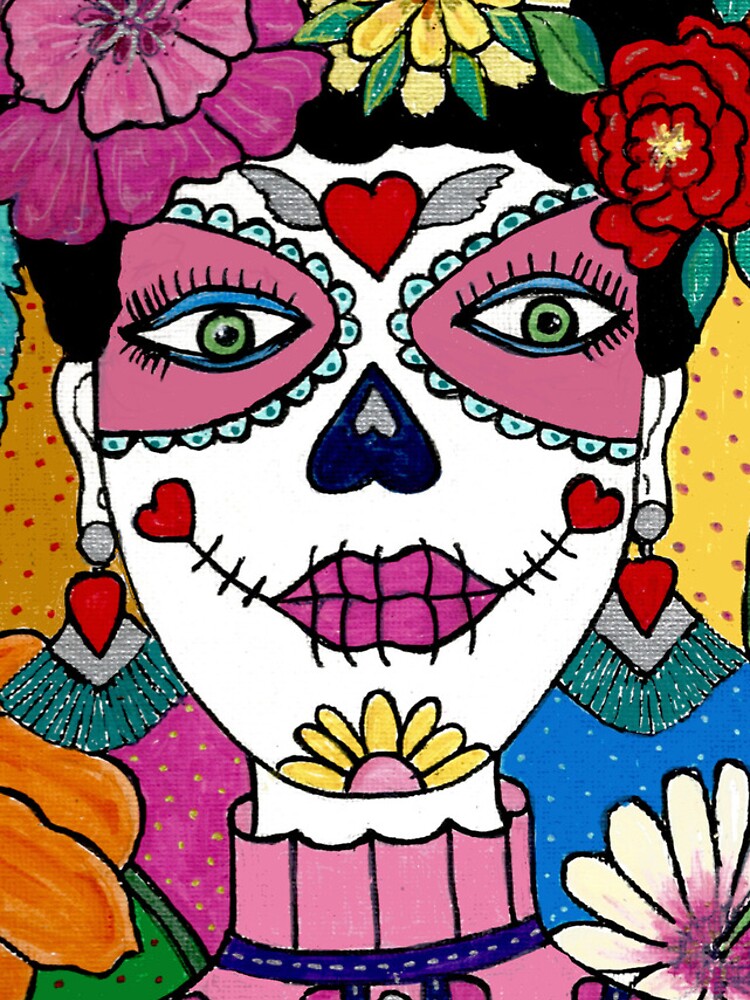 Thumbnail 4 of 4, iPhone Case, Sugar Skull Pink designed and sold by FunkyAdicom.